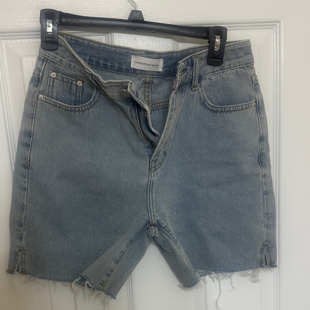 Goodnight Macaroon Light Blue Jean Shorts